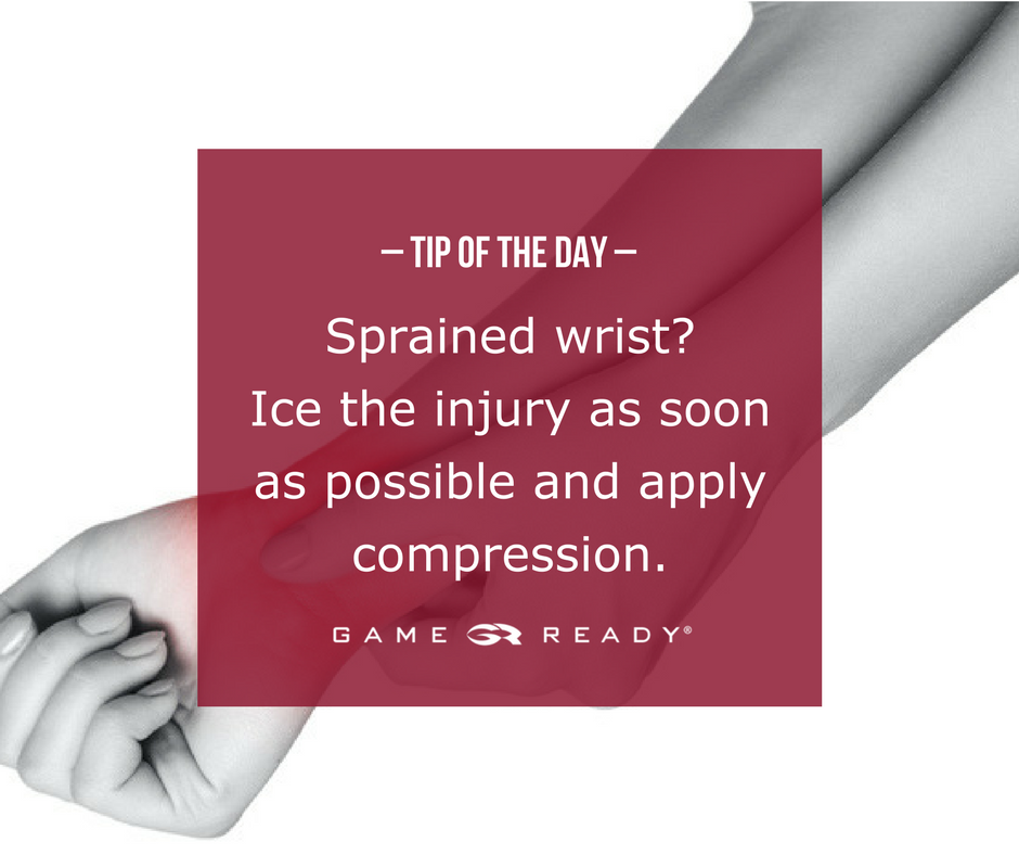 Tip of the Day How to Heal a Sprained Wrist Fast